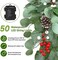 9ft Prelit Christmas Garland with Lights, Multi-Color Lights/Battery Operated/Timer